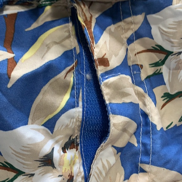 Chaps Est. 1978 Men's Blue Floral Multi Swim Trunks XXL J427 - Picture 15 of 15